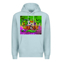 Blue Mist one spooky nurse tumbler Premium Hoodie - BundleAndBundleShop