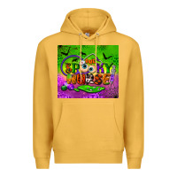 Mustard one spooky nurse tumbler Premium Hoodie - BundleAndBundleShop