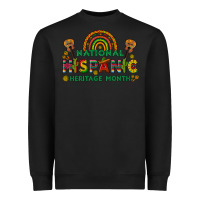 Black national hispanic heritage month Heavyweight Sweatshirt - BundleAndBundleShop