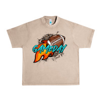 French Oak Game day leopard fire and ball Urban Heavy Tee - HowdyJamesFarm