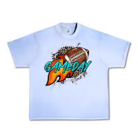 Grape Ice Game day leopard fire and ball Urban Heavy Tee - HowdyJamesFarm