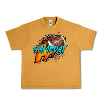 Peanut Butter Game day leopard fire and ball Urban Heavy Tee - HowdyJamesFarm