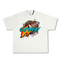 Pistachio Game day leopard fire and ball Urban Heavy Tee - HowdyJamesFarm