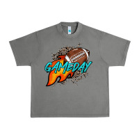 Tornado Game day leopard fire and ball Urban Heavy Tee - HowdyJamesFarm