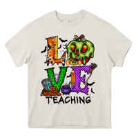Love Taching Halloween Heavy Core Tee | Teevron