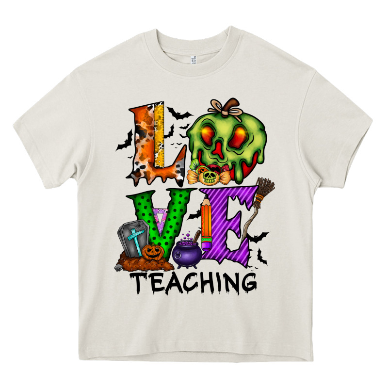 Love Taching Halloween Heavy Core Tee by RacoonDesign | Teevron