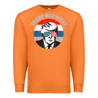 Carrot trump was right republican conservative political t shirt Premium Sweatshirt - minhPixels