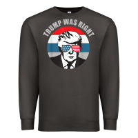 Smoke trump was right republican conservative political t shirt Premium Sweatshirt - minhPixels