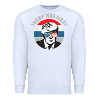 White trump was right republican conservative political t shirt Premium Sweatshirt - minhPixels