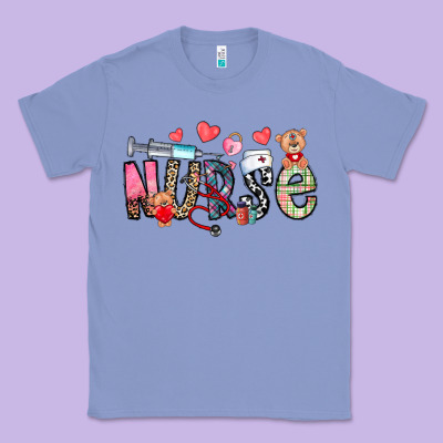 Nurse Valentines Day Classic Tee Designed By Cowhidedigitalart