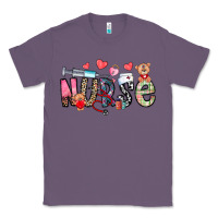 Lavender Nurse Valentines Day Classic Tee - CowhideDigitalArt