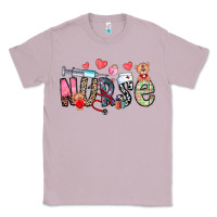 Lilac Nurse Valentines Day Classic Tee - CowhideDigitalArt