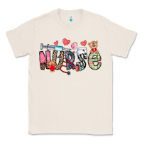 Natural Nurse Valentines Day Classic Tee - CowhideDigitalArt