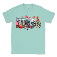 Seafoam Nurse Valentines Day Classic Tee - CowhideDigitalArt
