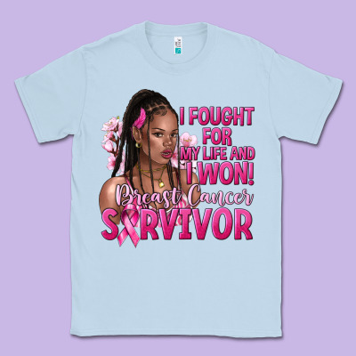 I Fought For My Life And I Won Afro Woman Classic Tee Designed By Nancycooperartshop