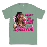 Sage i fought for my life and i won afro woman Classic Tee - NancyCooperArtShop