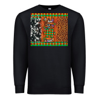 Black love autism awareness leopard cowhide Premium Sweatshirt - Artiststas