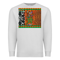 Dove Grey love autism awareness leopard cowhide Premium Sweatshirt - Artiststas