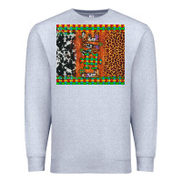 Heather Grey love autism awareness leopard cowhide Premium Sweatshirt - Artiststas