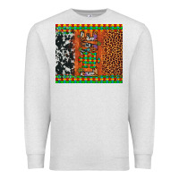 Oatmeal Heather love autism awareness leopard cowhide Premium Sweatshirt - Artiststas