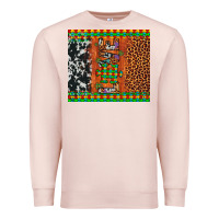 Pale Pink love autism awareness leopard cowhide Premium Sweatshirt - Artiststas
