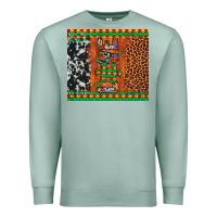Seafoam love autism awareness leopard cowhide Premium Sweatshirt - Artiststas