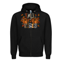 Black fall vibes Zipper Hoodie - SublimationCraftShop