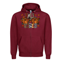 Burgundy fall vibes Zipper Hoodie - SublimationCraftShop