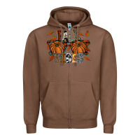 Chestnut fall vibes Zipper Hoodie - SublimationCraftShop