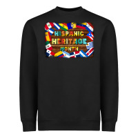 Black hispanic heritage flags Heavyweight Sweatshirt - BundleAndBundleShop