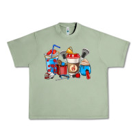 Oil Green Lacrosse coffee cups Urban Heavy Tee - HowdyJamesFarm
