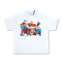 White Lacrosse coffee cups Urban Heavy Tee - HowdyJamesFarm