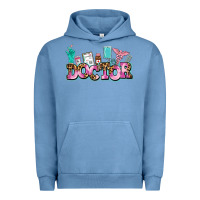 Pigment Pebble Blue doctor Urban Hoodie - AdoDesignShop