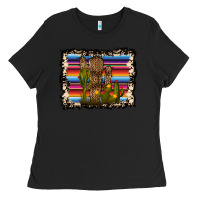 Black Serape Cactus Ladies Tee - Bettercallsaul