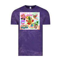 Cloud Purple summer beach Vintage Tee - TumblerDesignByShophia