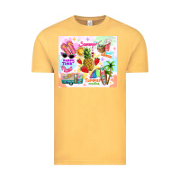 Vintage Mustard summer beach Vintage Tee - TumblerDesignByShophia
