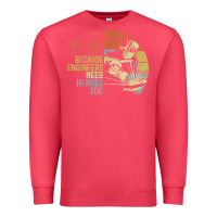 Cardinal Mens Welder Because Engineers Need Heroes Too Gifts Funny Welding Premium Sweatshirt - minhPixels