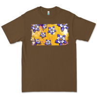 Cacao Rocky Mountain Columbine Flower Premium Tee - Bettercallsaul