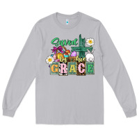 Moon Dust Saved by his grace Easter Long Sleeve Tee - CowGirlArtShop