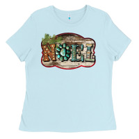 Baby Blue Christmas Noel Ladies Tee - Bettercallsaul