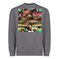 Storm horses seamless pattern Heavyweight Sweatshirt - BundleAndBundleShop