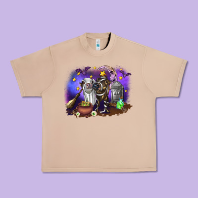 Cow Halloween Urban Heavy Tee Designed By Ranaportraitstore