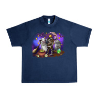 Navy Cow Halloween Urban Heavy Tee - RanaPortraitStore