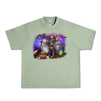 Oil Green Cow Halloween Urban Heavy Tee - RanaPortraitStore