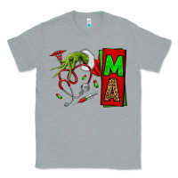 Heather Grey Christmas Character Nurse Classic Tee - NancyCooperArtShop