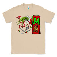 Mushroom Christmas Character Nurse Classic Tee - NancyCooperArtShop