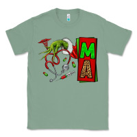 Sage Christmas Character Nurse Classic Tee - NancyCooperArtShop