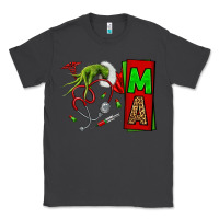 Smoke Christmas Character Nurse Classic Tee - NancyCooperArtShop