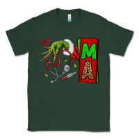 Sports Green Christmas Character Nurse Classic Tee - NancyCooperArtShop