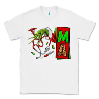 White Christmas Character Nurse Classic Tee - NancyCooperArtShop